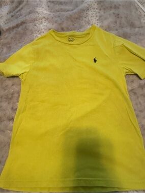 Boys yellow Ralph Lauren polo shirt